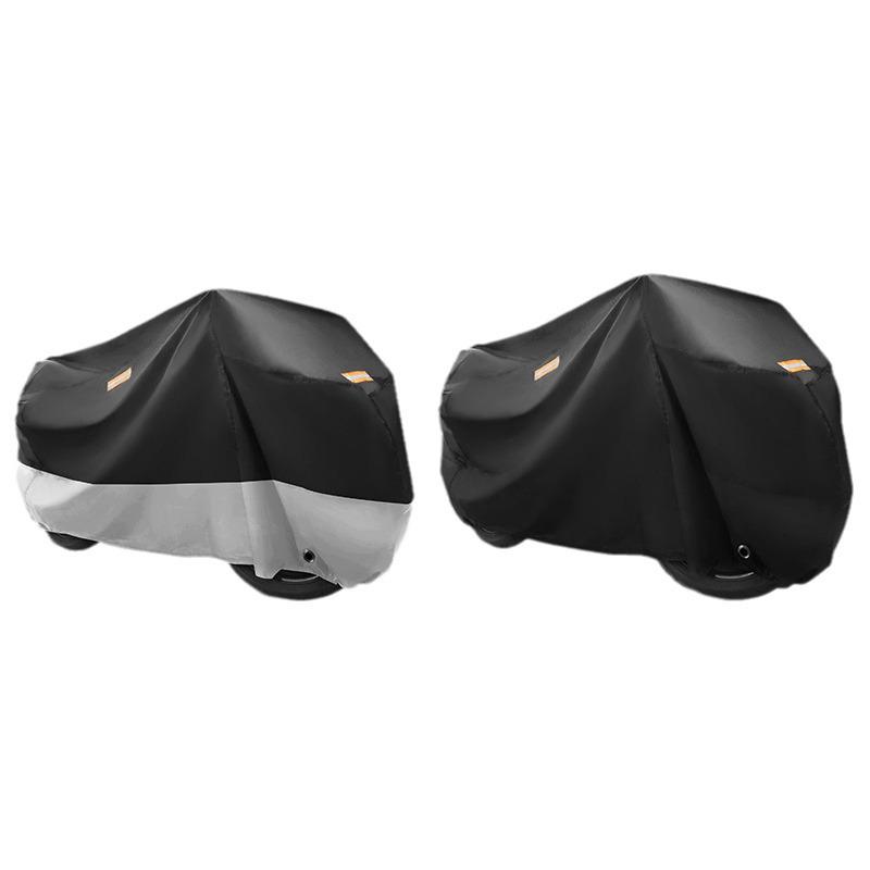 Oxford Cloth Motorcycle Cover: Waterproof, Sun & Snow Protection for Electric Vehicles