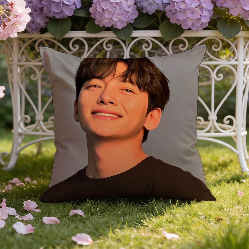 Ji C-Chang W-Wook Cushion Cover Home & Car Dual-Scene Pillow Cover: Reversible for Premium Comfort 30X30cm