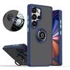 Armor Matte Case For Samsung Galaxy S24 S25 Ultra S23 S21 S20 FE S22 S10 Plus A17 A16 A26 A36 A56 5G Magnetic Holder Ring Cover