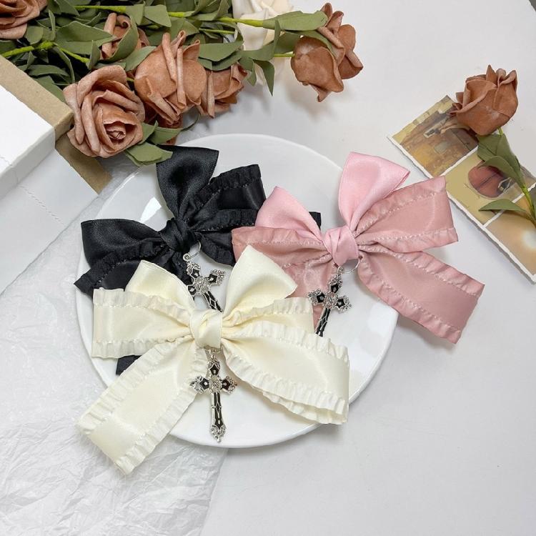 Large Bowtie Hair Clip Girl Hair Styling Barrettes Antislip Women Hair Decors