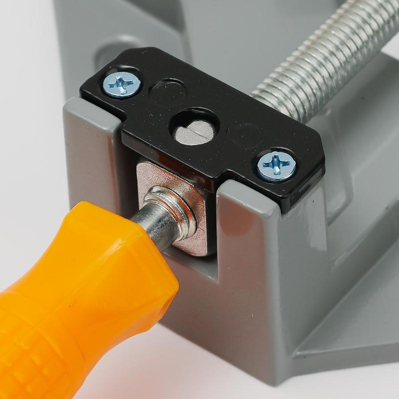 Woodworking Right Angle Clamp Single Handle Aluminum Alloy Corner Clamps Multi-function Positioner Welding Fixing Clamping Tools