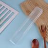 Portable Transparent Makeup Brush Organizer Eyebrow Pencil Tableware Chopsticks Storage Box Kitchen Accessories