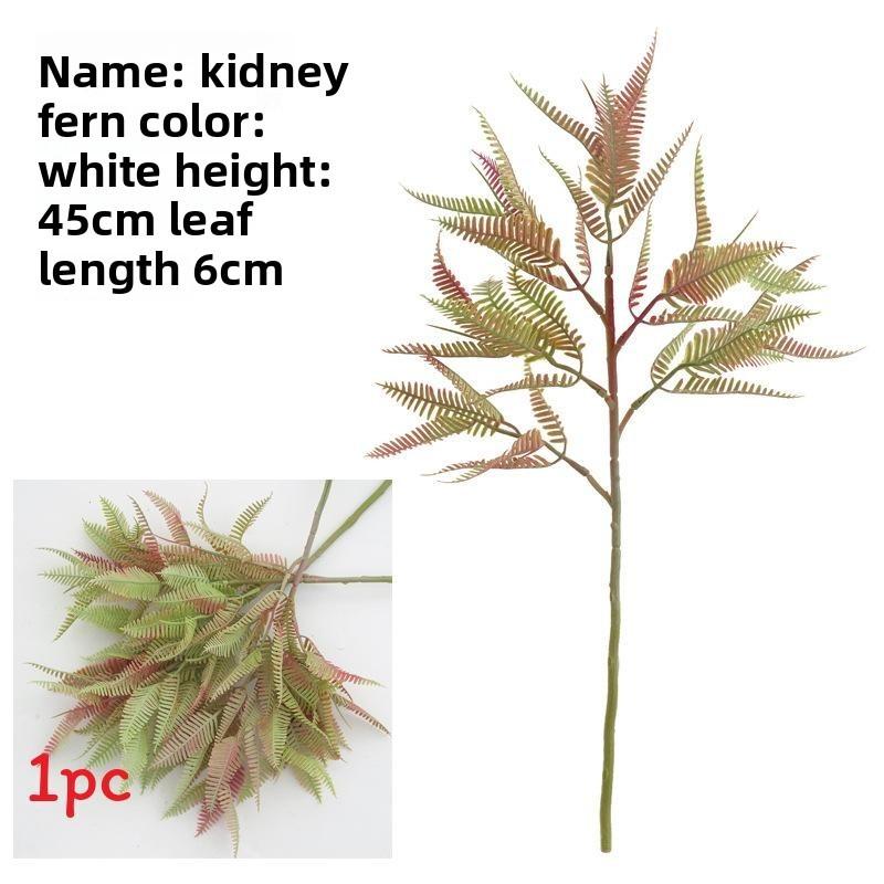 Synthetic Fern Leaf Plant For Interior Decoration And Photography Scenes