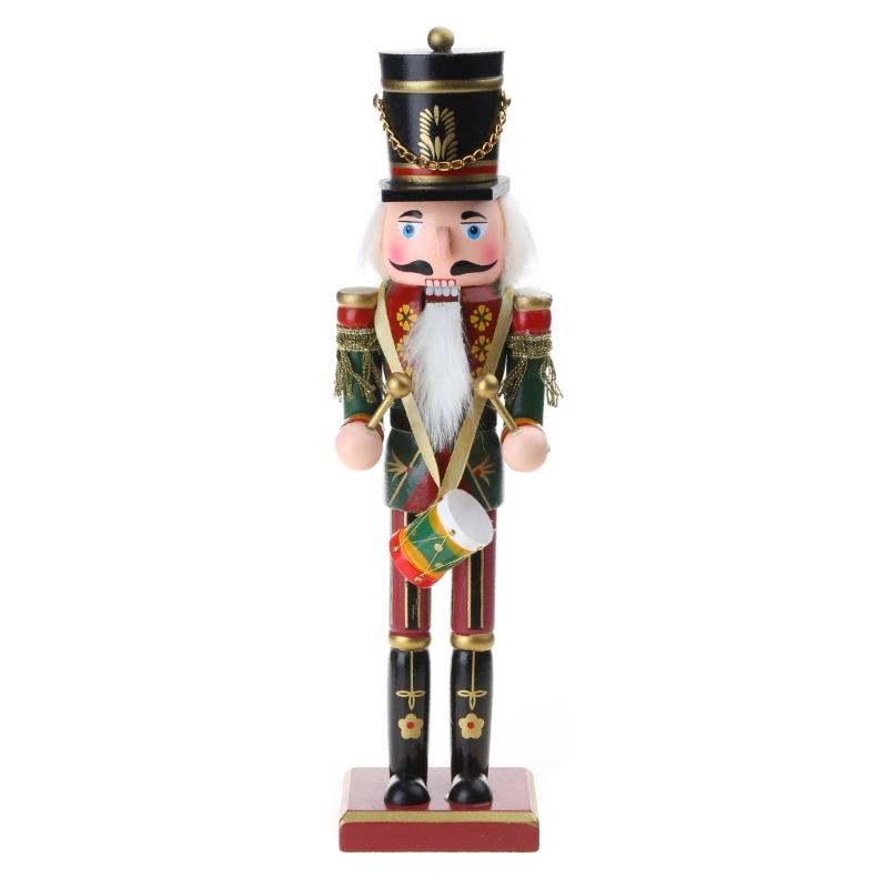 

Colorful Wooden Nutcracker Soldier King Christmas Decorations Holiday Home Decor