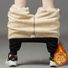 Men Pants for Men In Autumn and Winter Thickened with Fleece for Outerwear Casual Pants Warm Lamb Wool Sports Sweatpants