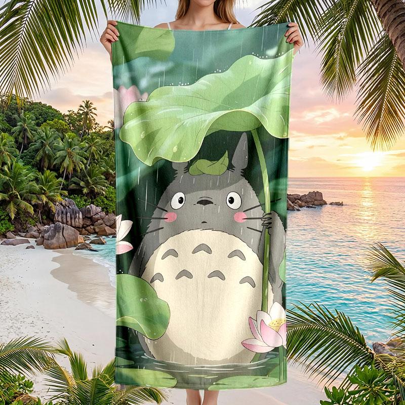 Duży ręcznik plażowy Szybkoschnący Chłonny ręcznik Na plażę W pomieszczeniach Mój sąsiad Totoro