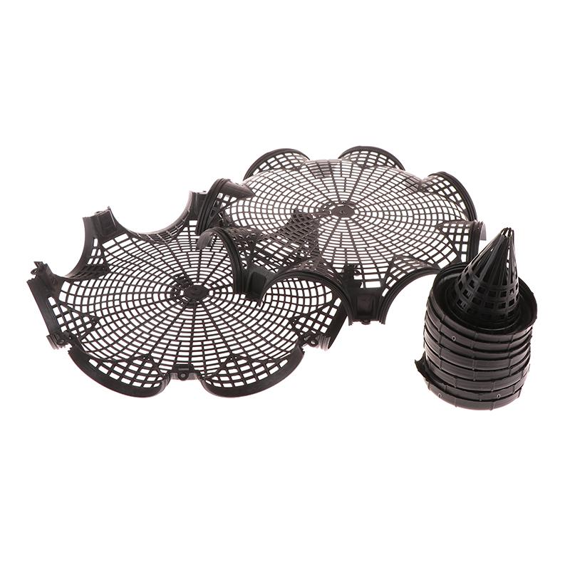 Black Fish Net Cage Fishnet Finless Eel Loach Trap Fishing Pot Durable Plastic Container Mud Cage Container Fishing Traps