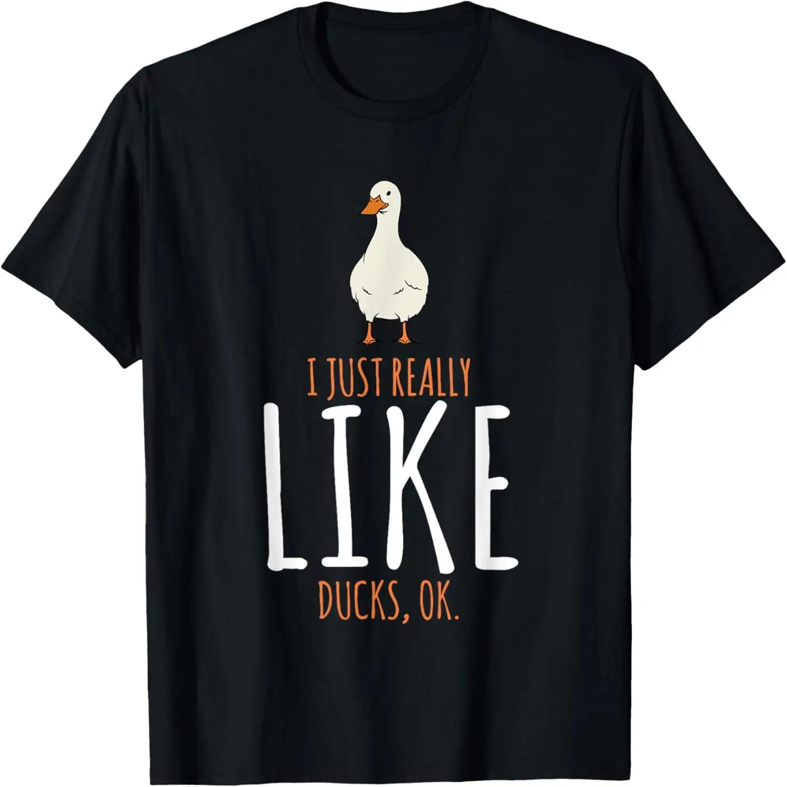 

Duck Gifts I Just Really Like Ducks, Ok T-Shirt XXXXXL чёрный