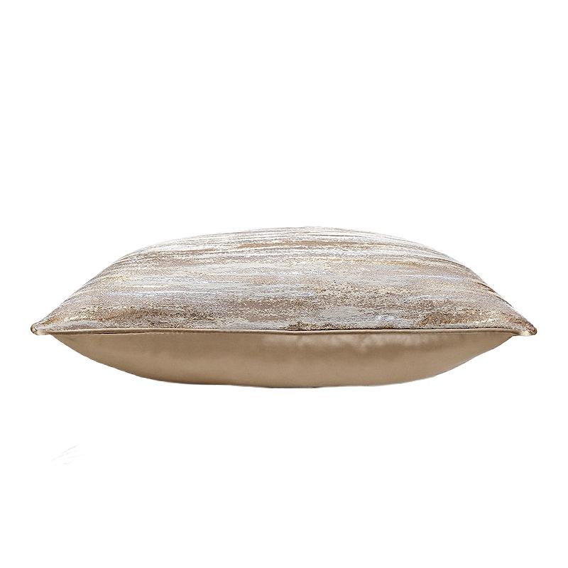 1pc Luxury Jacquard Cushion Cover Striped Decorative Pillowcase 45*45 50*50 30*50 High-end Design Gold Throw Pillow Cover Sofa