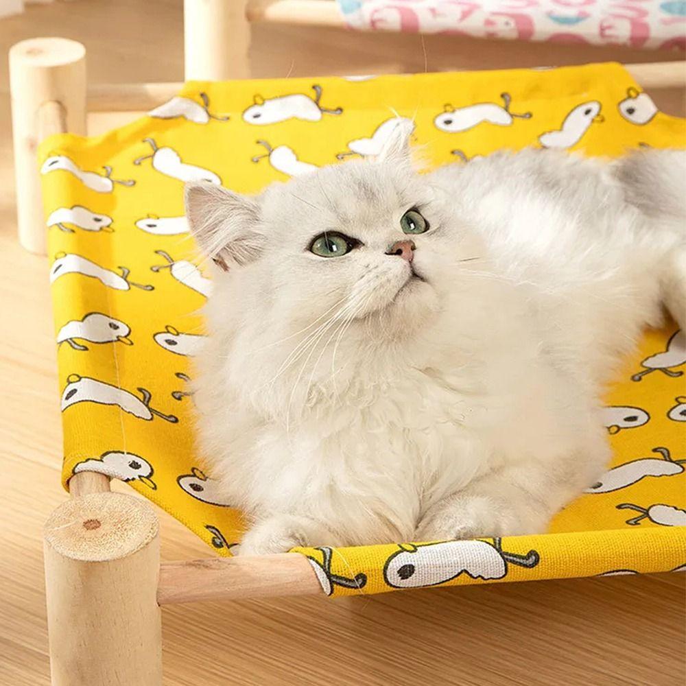 Sturdy Pet Camp Bed Detachable Cat Bed Practical Cat Hammock Bed  Cat Supplies