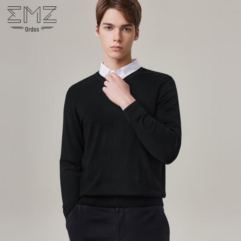

EMZ Men s 99% Wool V-Neck Pullover Sweater L (50)