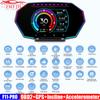 F11 Car HUD OBD2+GPS+Incline+Accelerometer HeadUp Display RPM Water/Oil Temp Turbo Pressure Fuel Consumption AFR Speed Alarm