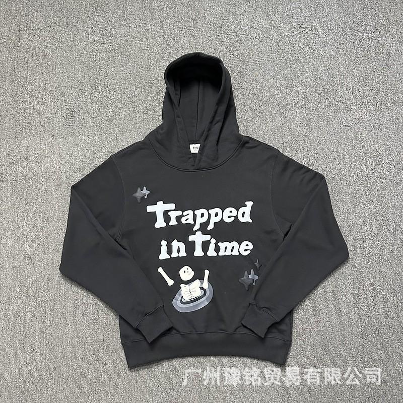 Broken Planet Oversized Hoodie Jogger Set Mens Streetwear Cotton Fleece Letter Puff Print Loose Fit Winter