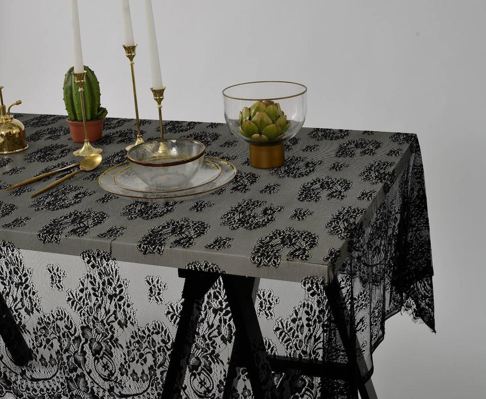 Ultra light soft lace tablecloth Hollow Cloth Cafe Cafe Book tablecloth Home Hotel textile romantic decoration | Layer