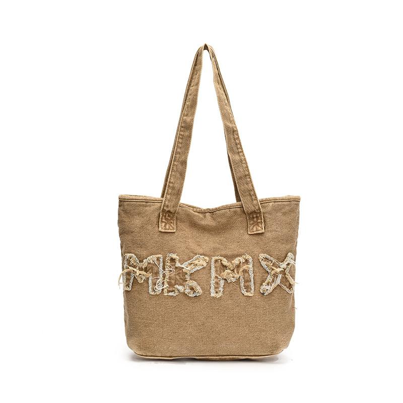 Casual Fashion Bag Women's New Denim Large-capacity Tote Bag Shoulder Bag