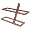 Rustic Wall Mounted Wine Rack Wine Bottle Holder Shelf for Household Dining Room Cabinet