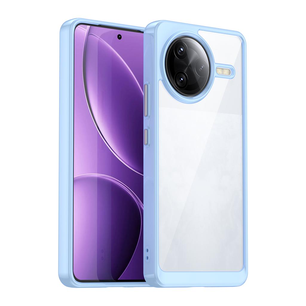 Transparent Colorful TPU Case for Xiaomi F8 F7 Ultra Poco F7 Pro 5G Protective Cover Clear Fundas Coque Capa