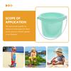 4 Pcs Sand Bucket Beach Plastic Barrel Child Childrens Toys Children’s Sandbox Pail for Kids Buckets