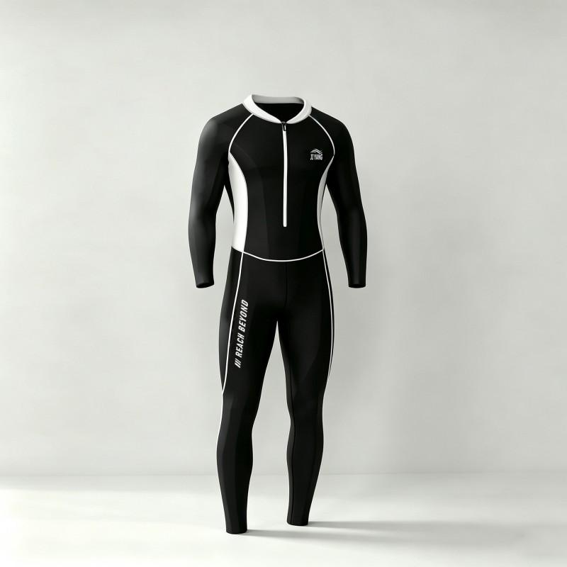 Womens Full Coverage UV Protection Rash Guard Swimsuit With Long Sleeves Pants Quick Dry High Elastic Dive Surfing Suit