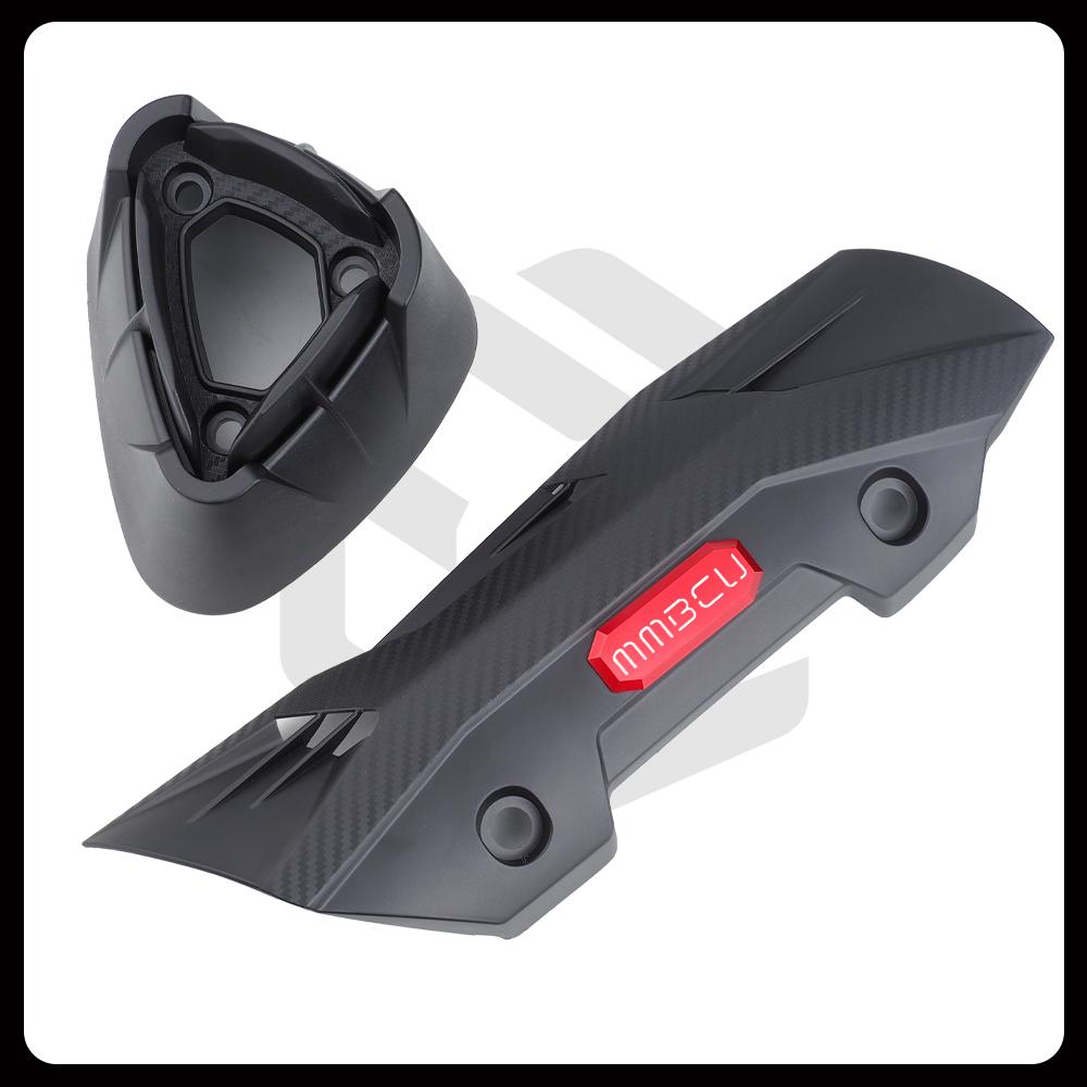 For SYM DRGBT MMBCU DRG 150 158 Motorcycle Exhaust Cover Heat ulation Cover Muffler Cover Combat Wind Exhaust pipe decoration