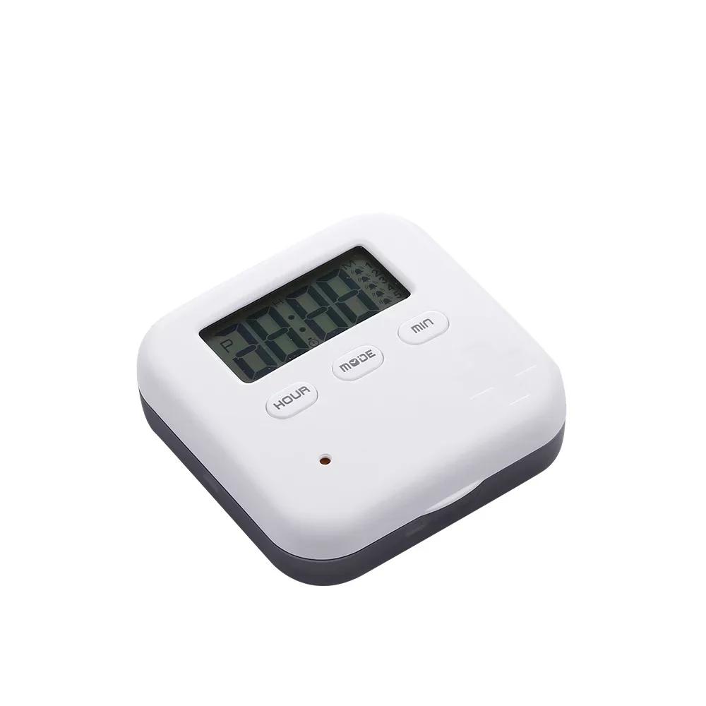 Electronic Smart Pill Case Alarm Clock Reminder Medicine Storage Boxes Tablet with Timer Secret Box Portable Drugs Accessories