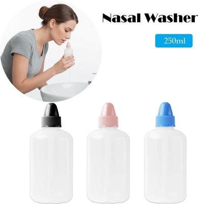 250ML Pote Neti Irrigador Nasal Portátil Limpador Nasal Reutilizável Para Adultos e Crianças