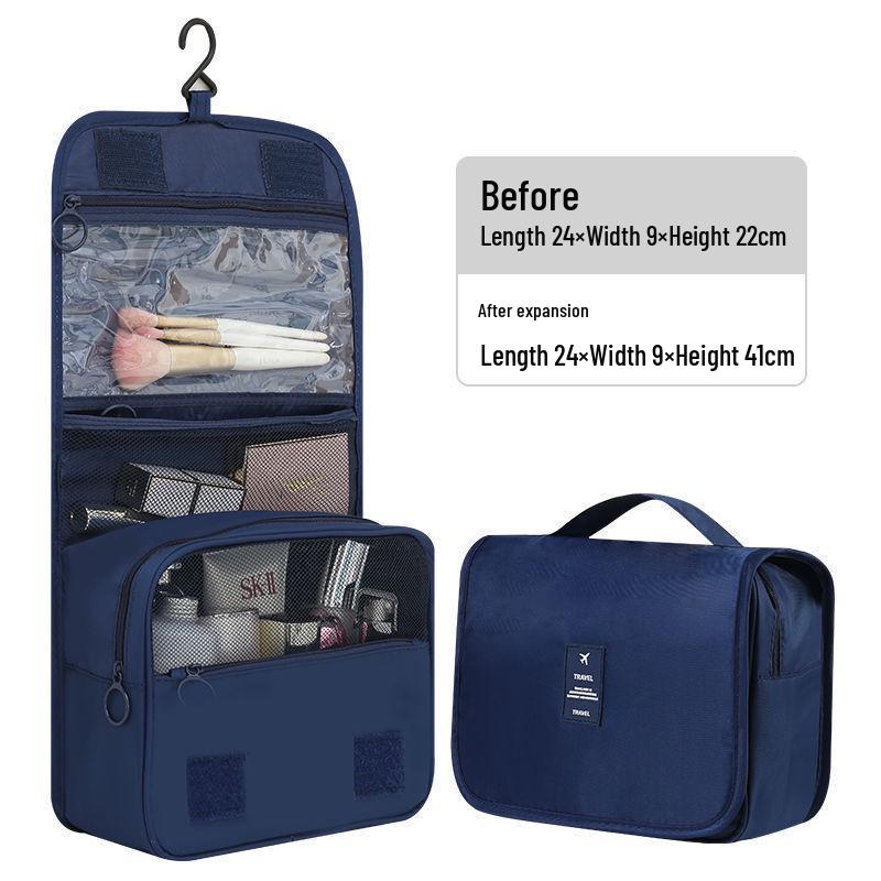 Women's Large Capacity Waterproof Travel Makeup Bag with Hook