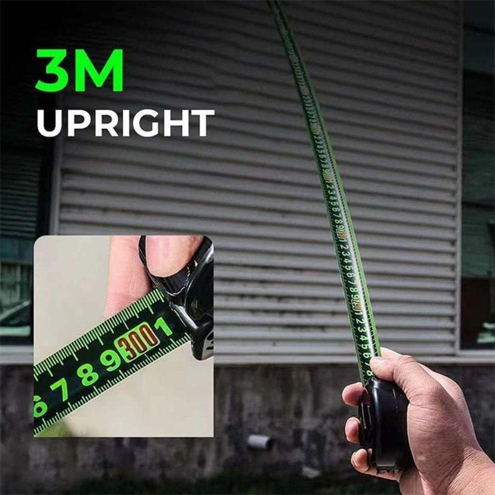 Self-locking Wear-resistant Fall Resistant Fluorescent Steel Tape Tape Measure Measuring Tape