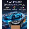 Montre connectée - LIGE - GPS - AMOLED 1,43" - 530mAh - IP68
