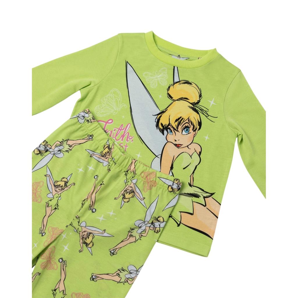 Tinkerbell Girls Butterflies Long Pyjama Set
