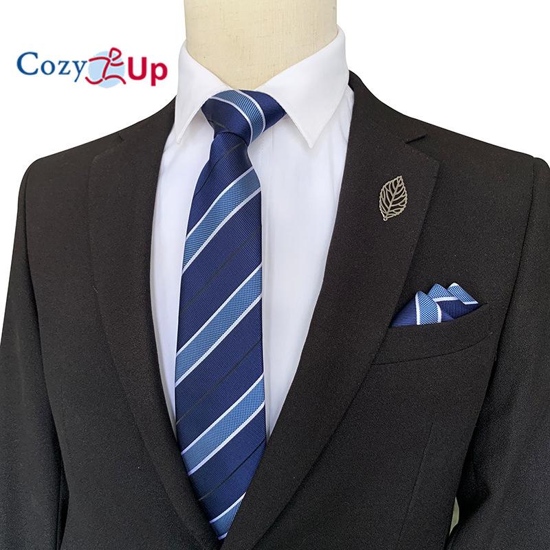 Conjunto de gravata de duas peças com flores para homens, listra, gravata, lenço de mão, paisley, xadrez, gravata