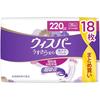 Whisper Ususara Anshin Large Capacity Pads, 220cc, 18 Pads (Women's Incontinence Pads) [Anshin Type]