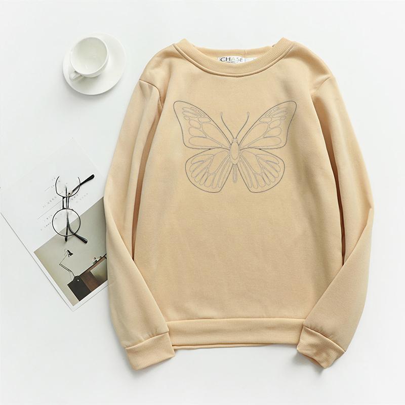 

TWINFLAMES Новая толстовка с капюшоном для женщин, свободный шерстяной свитшот, повседневный топ с длинными рукавами, принтованный воротник O, свободный повседневный джемпер с длинными рукавами 4XL дубильная кора