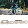 50PCS CNC Electroplating Silver 410 Harden Single Speed Bike Chain Quick Release Link Magic Buckle Chains Connector