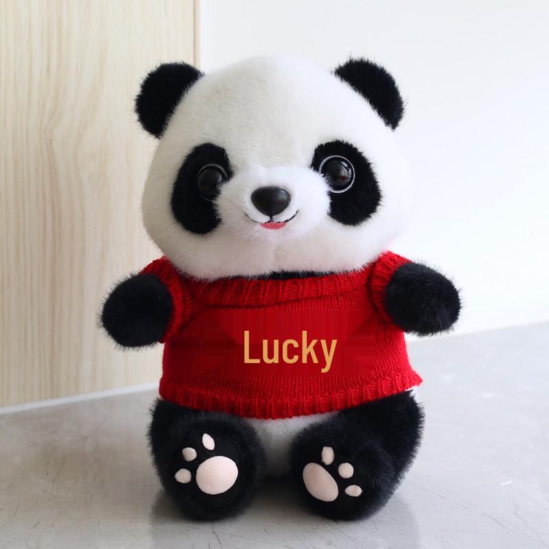Adorable Giant Panda Plush Toy - Realistic Stuffed Animal for Kids