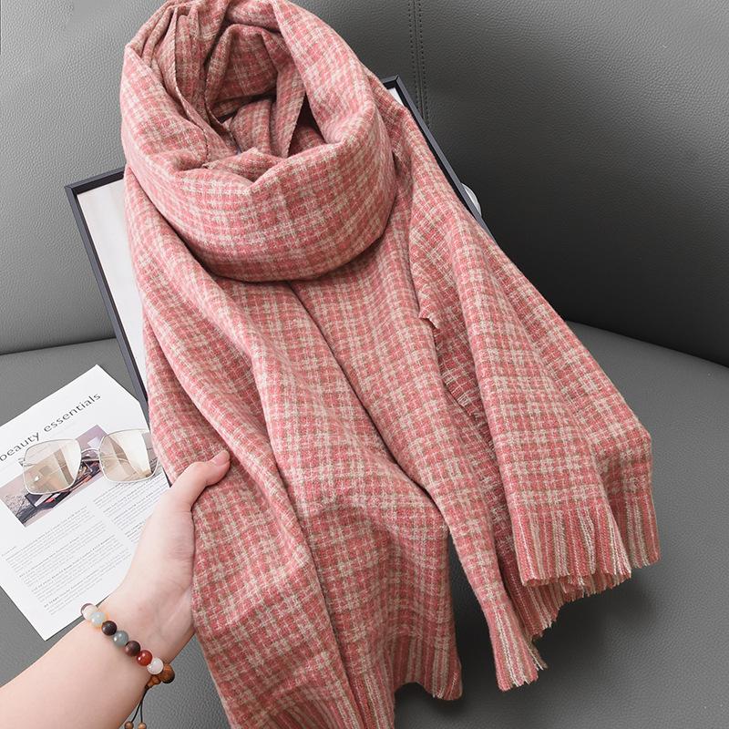 Ladies Autumn and Winter Atmosphere Warm Scarf Fashion Temperament Casual Shawl Scarf