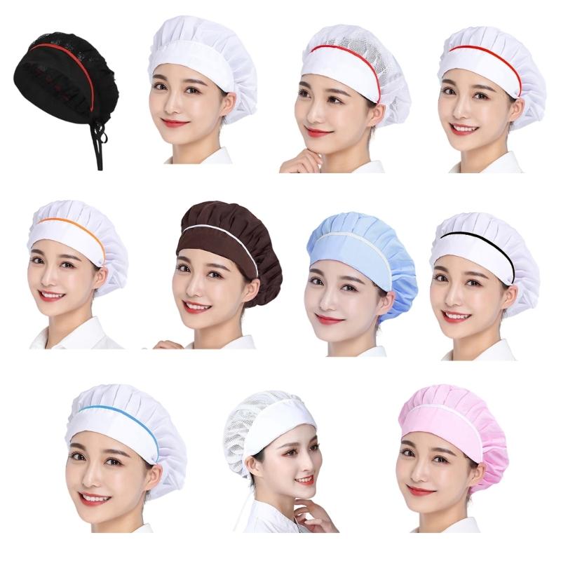 Adjustable Chefs Hat Kitchen Caps Bakers Hat Cooking Caps Reusable Cook Caps for Baking Party Cooking