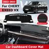 For CHERY EXEED VX 2022 2023 Car Dashboard Cover Mat Sun Shade Pad Avoid Light Mat Instrument Desk Carpet Protection Accessories