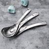 304 Stainless Steel Spoon for Household Use, Food-Grade, High Temperature Resistant, Non-Slip Soup Spoon for Children and Adults, Soup Spoon