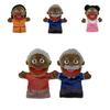 African Family Plush Toy Hand Puppet For Creative Roleplaying