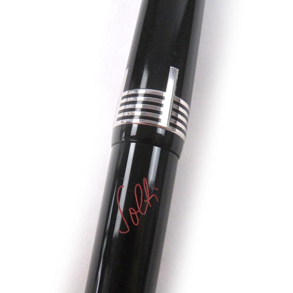 Very Good MONTBLANC Ballpoint pen Donation Pen, Sir Georg Solti Used