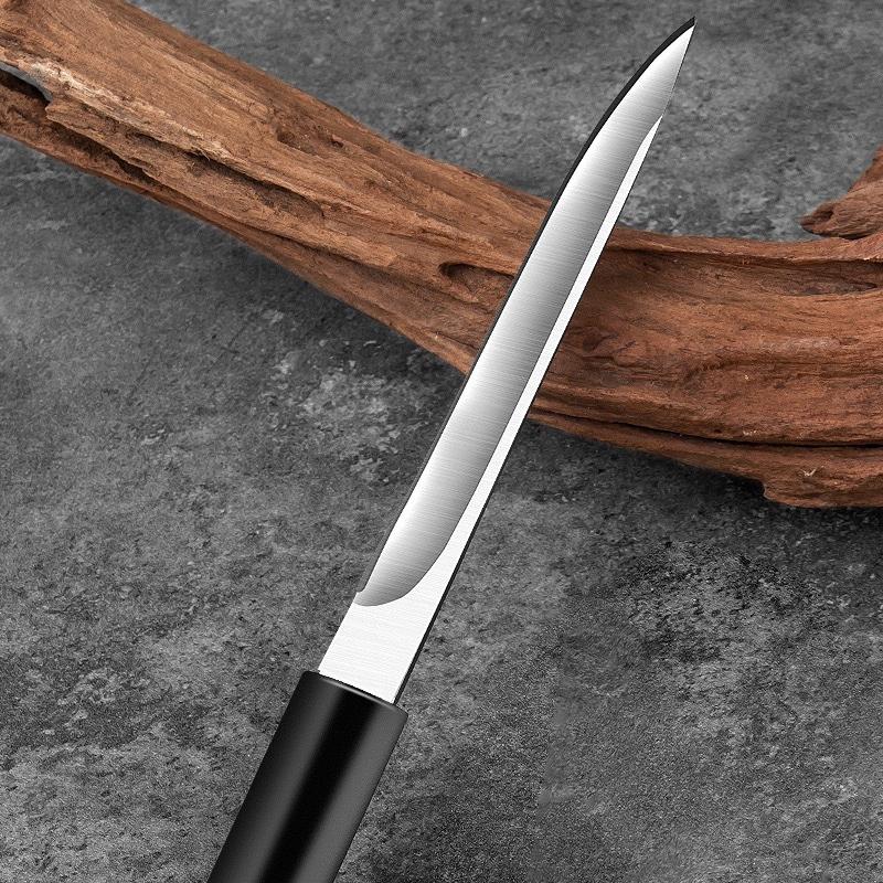 1Pc Portable Edc Pocket Knife Stainless Steel Sharp Fruit Knife Kitchen Steak Knife Barbecue Knife