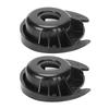 2pcs Plastic Bobbin Case High Compatibility Lightweight Sewing Machine Parts Durable Multifunctional Plastic Bobbin Case