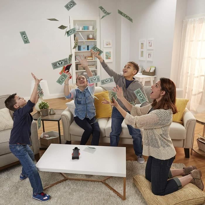 Jeu de société - monopoly - cash &amp; grab - intérieur - 30 min - hasbro - 8 ans - enfant