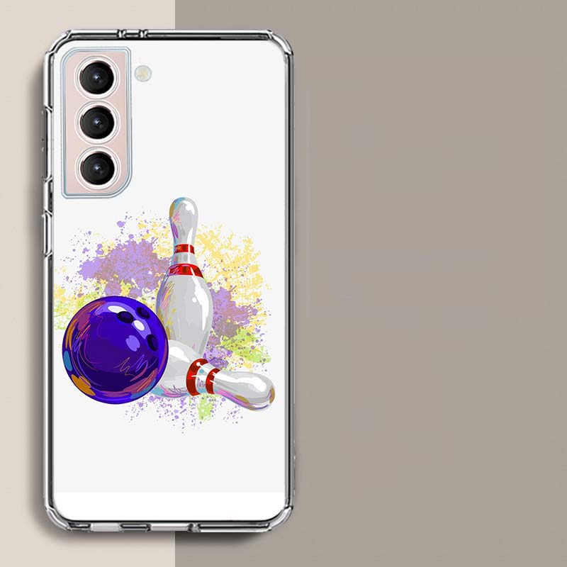 Bowling Entertainment Activities Phone Case for Samsung A16 A17 A26 A36 A56 A57 A55 A54 A37 A15 A25 A35 A14 A24 A34 Galaxy Note