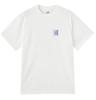 Casual Vertical Logo Short Sleeve White X-girl Tee, Women's,