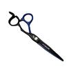 6.0-Inch Black Blue Hairdressing Scissors: Straight & Thinning Shears for Bangs