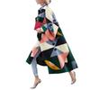 Milei Women's Autumn/Winter Long Printed Woolen Coat