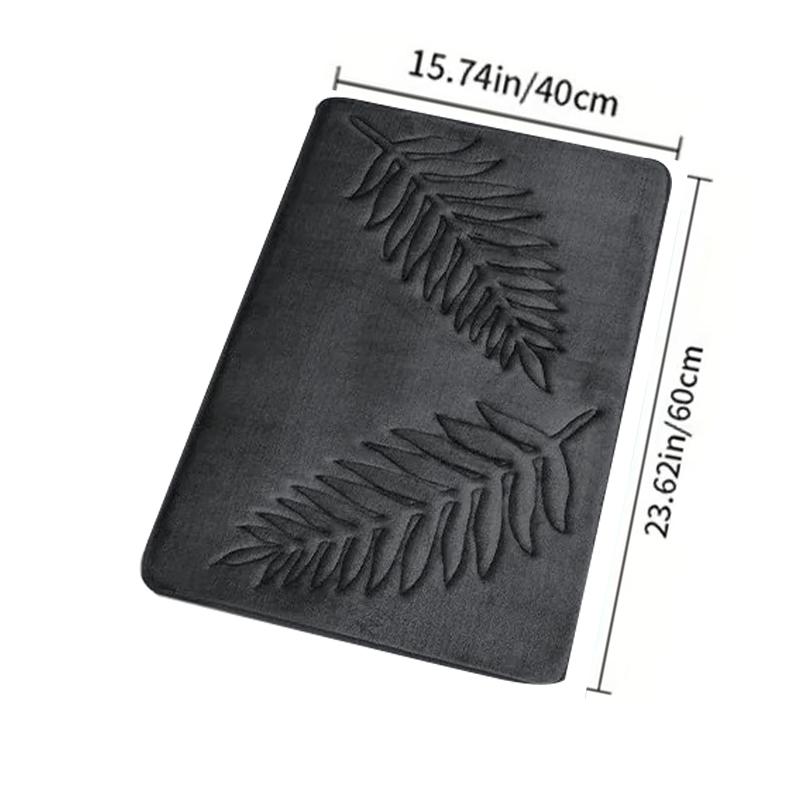 3dílná koupelnová předložka Paměťová pěna Ultra měkká a savá Listové koupelnové koberce Silné Pratelné Pro koupelnu Toaletu Vaničku Sada předložek