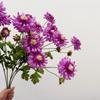 Stem Form Artificial Chrysanthemum With Buds Floral Decor Artificial DIY Gift  Indoor Room